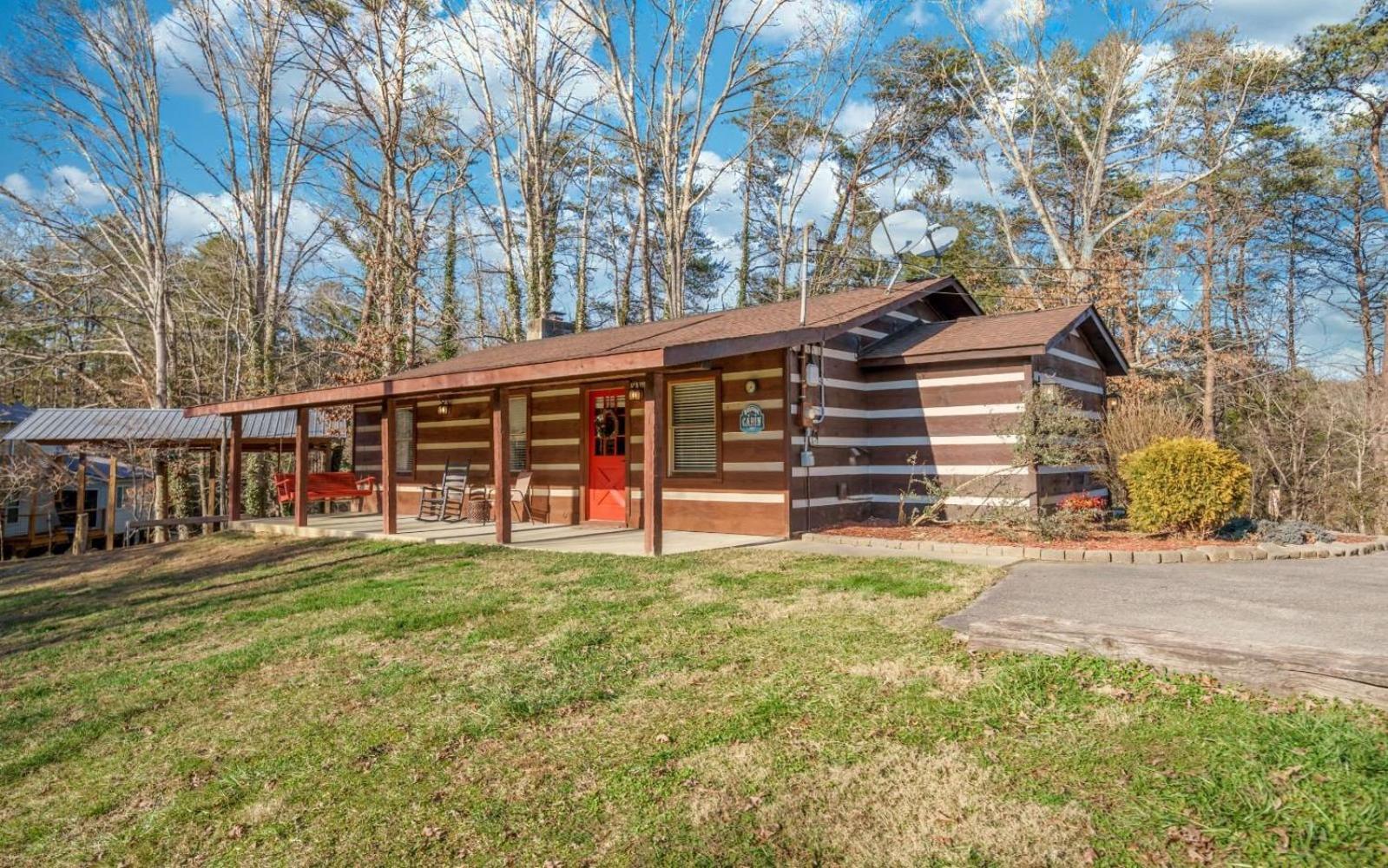 Wooded Bliss Hot Tub Single Level Cabin With No Steps Rocking Chairs And Wooded Views พิเจนฟอร์จ ภายนอก รูปภาพ